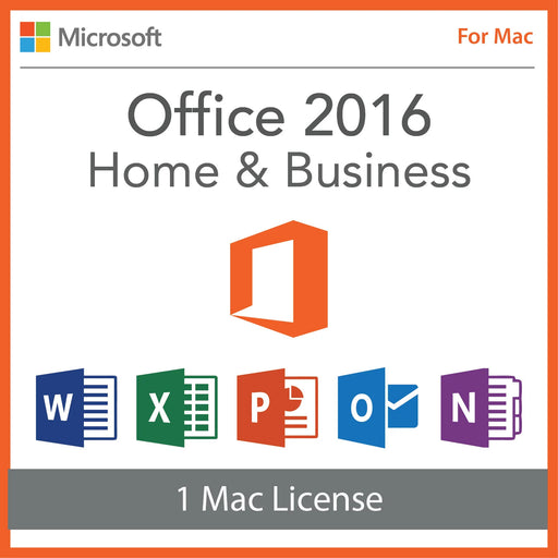  Microsoft Office 2016 Home and Business For Mac