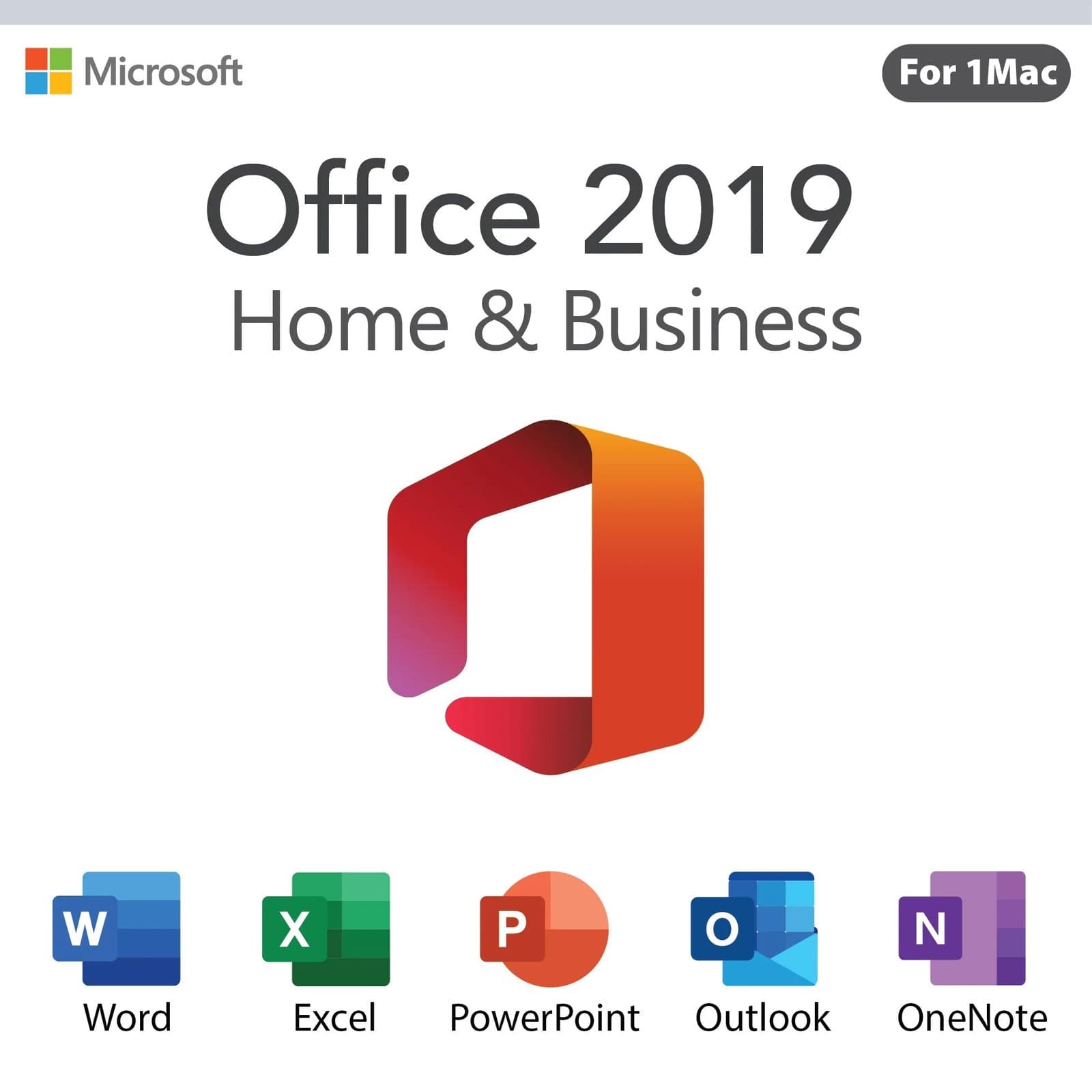 Microsoft Office 2019 Home and Business For Mac - Lifetime License