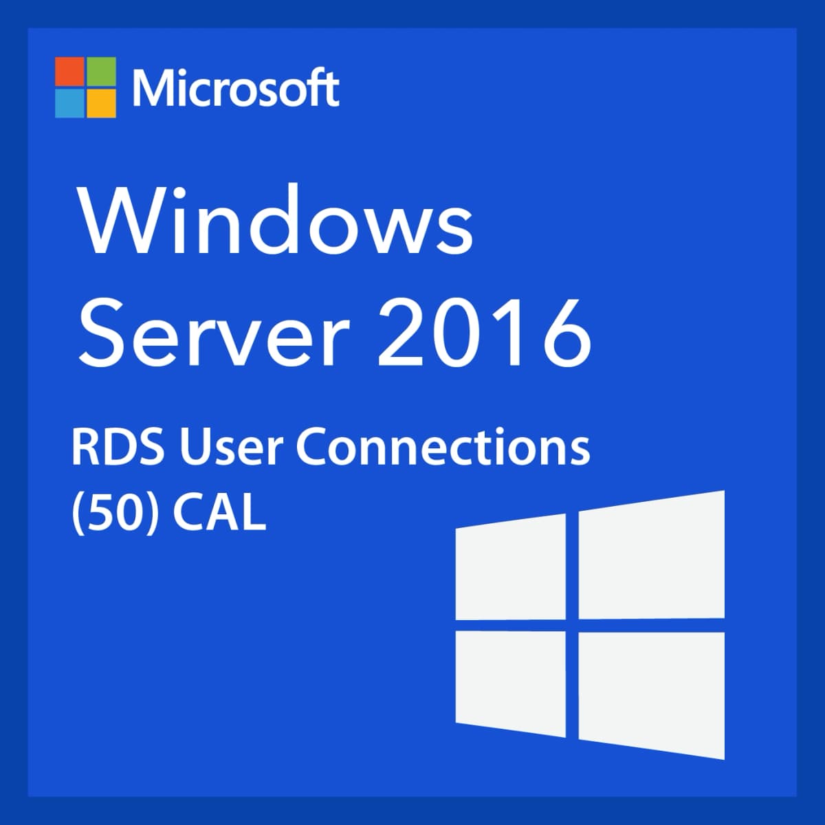 Windows Server 2016 Remote Desktop Services user connections (50) cal