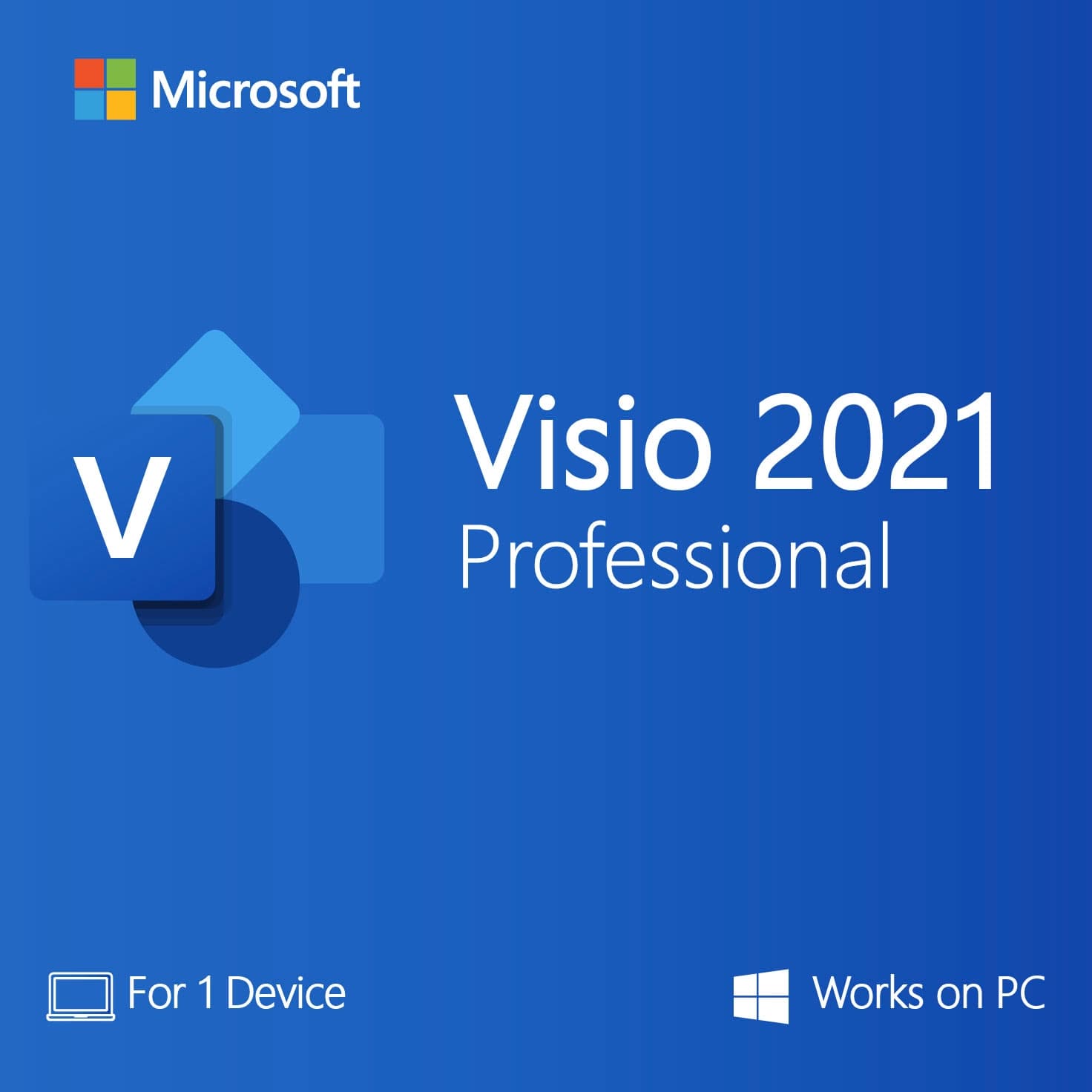 Microsoft Visio 2021 Professional - Lifetime License 1PC
