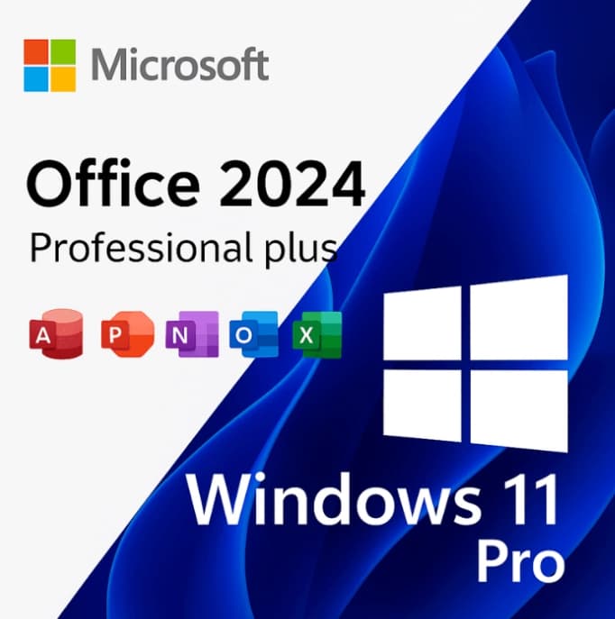 Microsoft Office 2024 Professional + Windows 11 Pro — Bundle Lifetime License