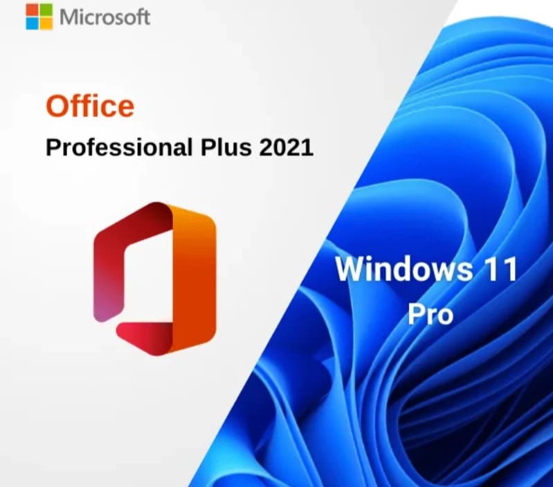 Microsoft Office 2021 Professional Plus + Windows 11 Pro — Bundle Lifetime License