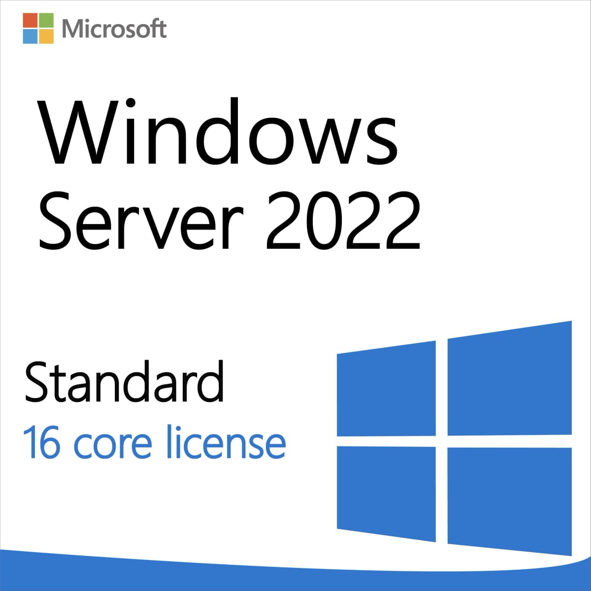 Windows Server 2022 Standard 16 Core - Lifetime License