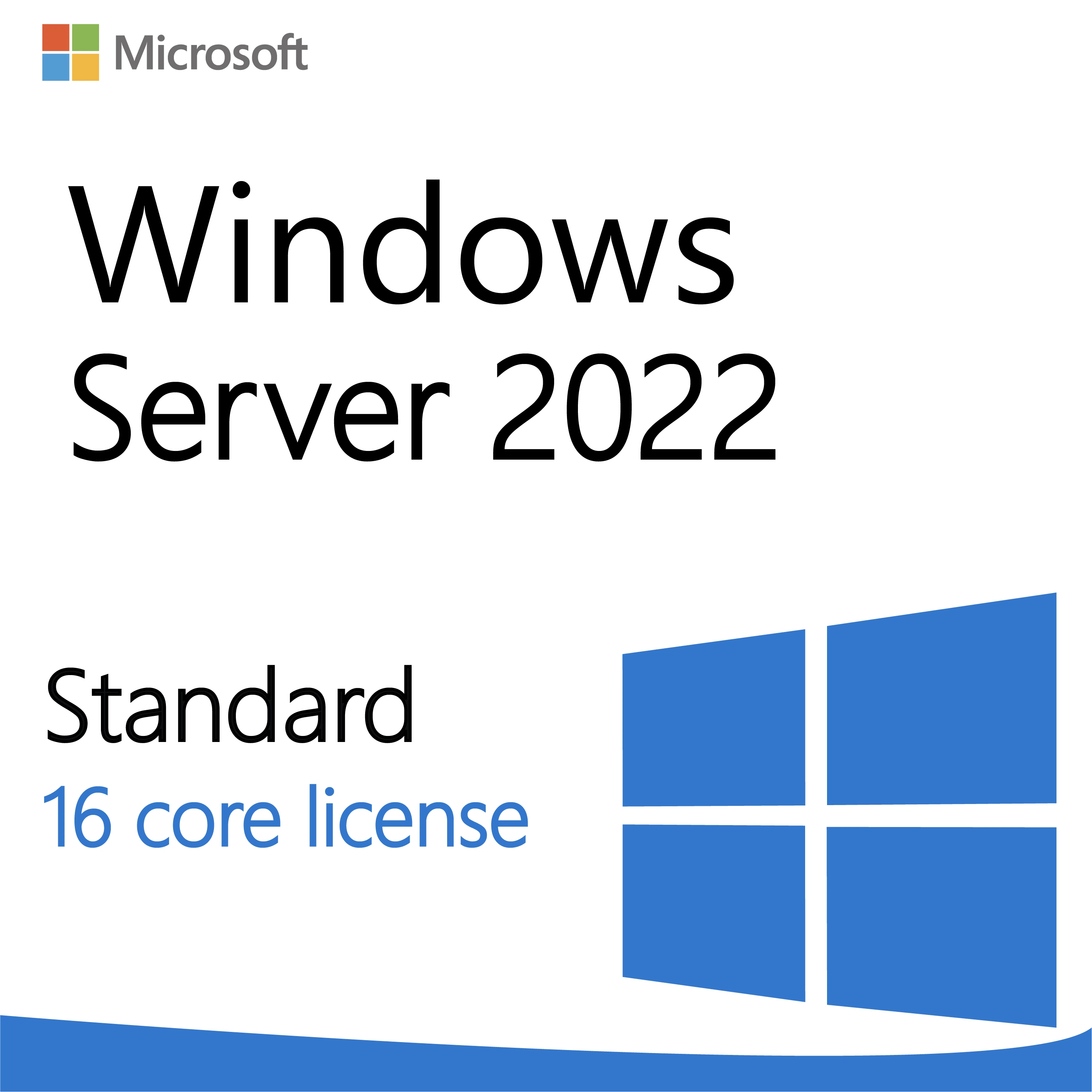 Windows Server 2022 Standard 16 Core - Lifetime License
