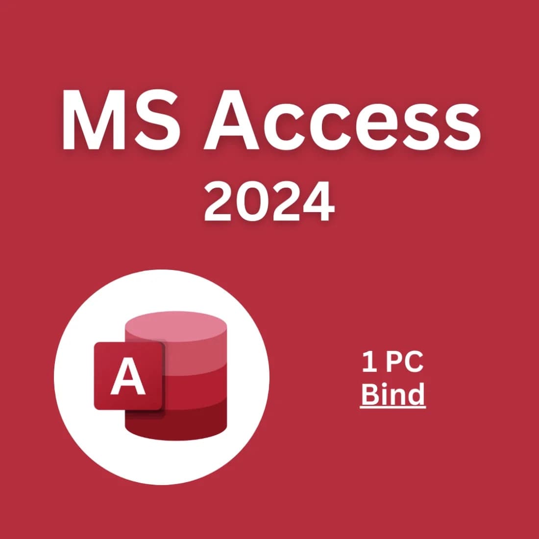 Microsoft Access 2024 Professional — Bind Key — Lifetime License for 1 PC