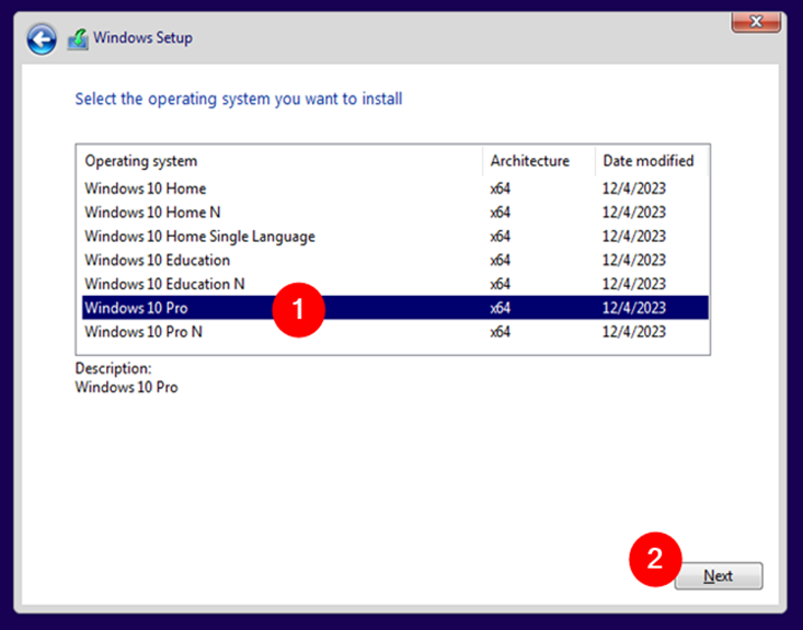 Windows 10 license terms acceptance