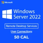 Windows Server 2022 RDS – 50 User CALs – License Key